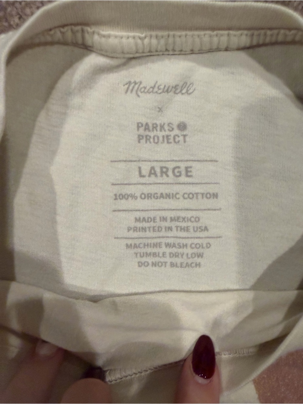 Madewell x Parks Project Joshua Tree National Park Crop Tee L - Picture 3 of 4
